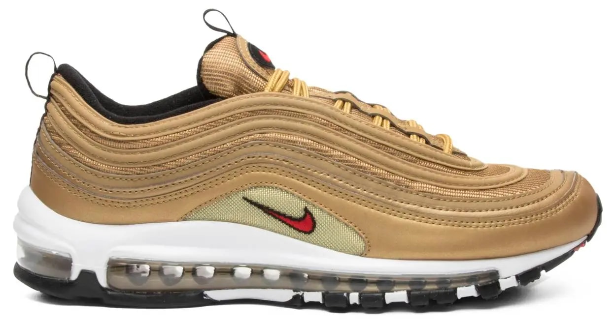 Giày Nike Air Max 97 OG QS 'Metallic Gold' 884421-700 — kich-thuoc: 42.5 Giày Nike Air Max 97 OG QS 'Metallic Gold' 884421-700 — kich-thuoc: 42.5