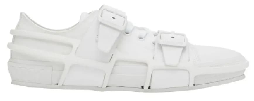 Giày Burberry Cotton and Leather Webb All White 80277871 Giày Burberry Cotton and Leather Webb All White 80277871