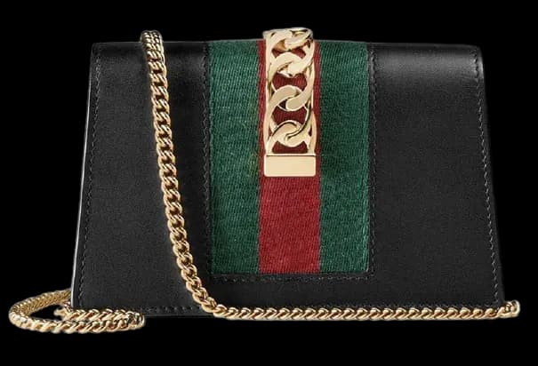 Túi Gucci Sylvie Leather Mini Chain Bag 494646 CWLSG 1060 Túi Gucci Sylvie Leather Mini Chain Bag 494646 CWLSG 1060