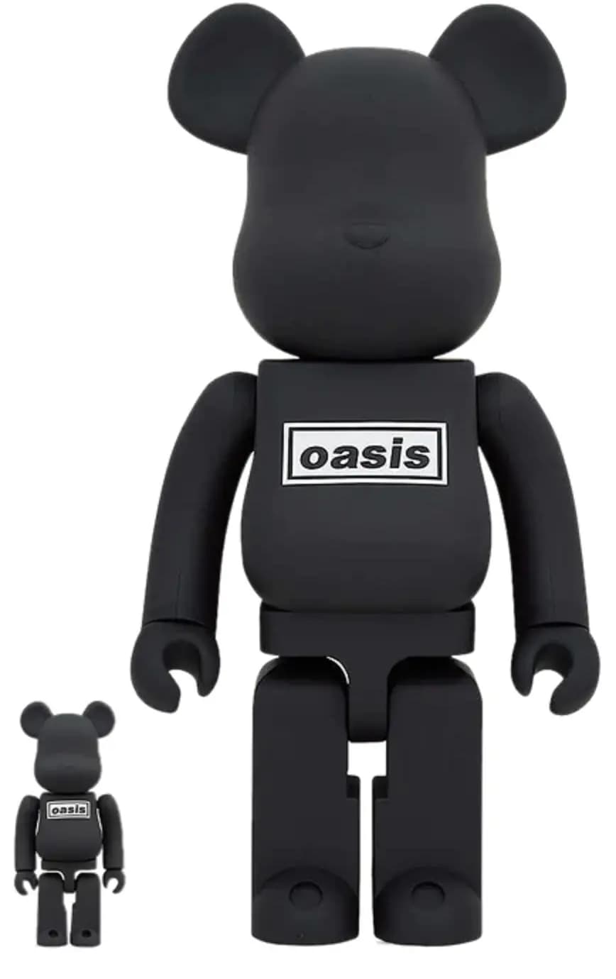Mô Hình Oasis Bearbrick 100% 400% 'Black Rubber' 15497-BLK Mô Hình Oasis Bearbrick 100% 400% 'Black Rubber' 15497-BLK