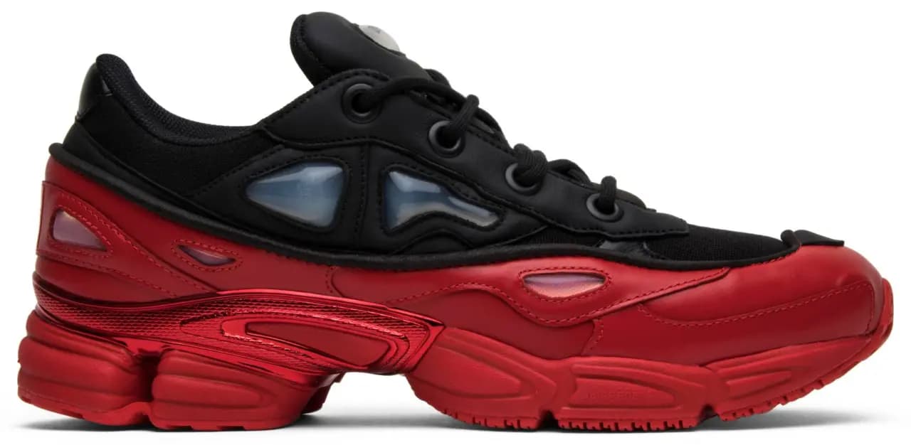 Giày Adidas Raf Simons x Ozweego 3 'Core Black Scarlet' DA8775 Giày Adidas Raf Simons x Ozweego 3 'Core Black Scarlet' DA8775