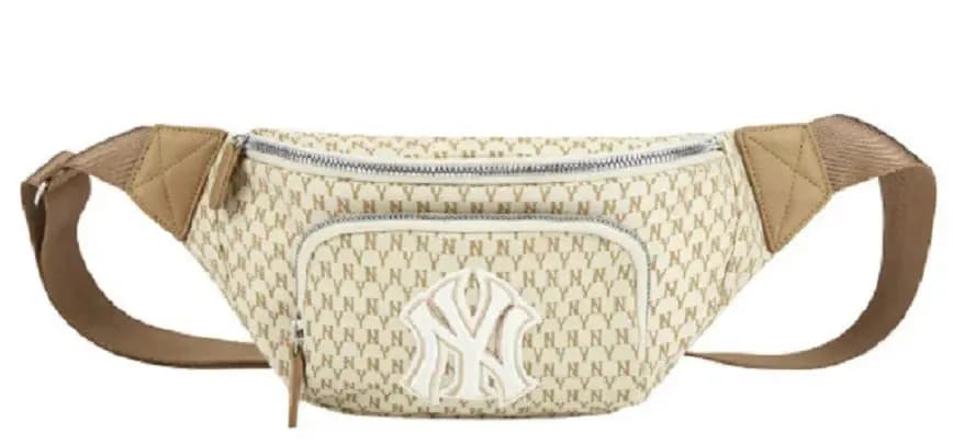 Túi MLB Waist Bag Monogram Beige 32BGC9911-50B Túi MLB Waist Bag Monogram Beige 32BGC9911-50B