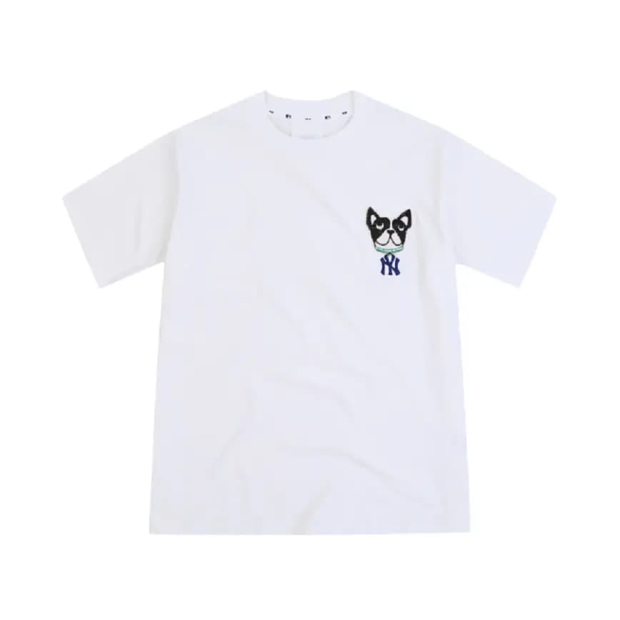 Áo MLB New York Yankees Yomiyam Bark Short Sleeve T shirt White 31TSTF931-50W Áo MLB New York Yankees Yomiyam Bark Short Sleeve T shirt White 31TSTF931-50W