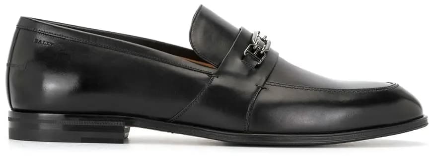 Giày Bally Black Leather Wesper Penny 'Black' 6234186 Giày Bally Black Leather Wesper Penny 'Black' 6234186