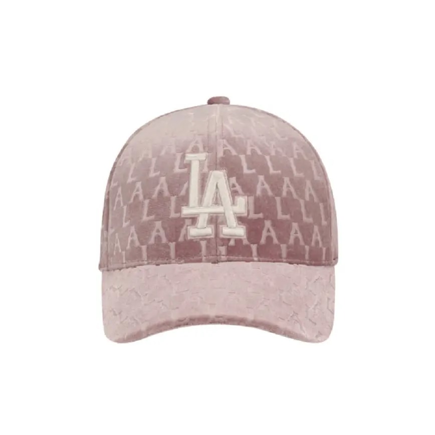 Mũ MLB LA Dodgers Velvet Monogram Pink 32CPXM941-07P Mũ MLB LA Dodgers Velvet Monogram Pink 32CPXM941-07P