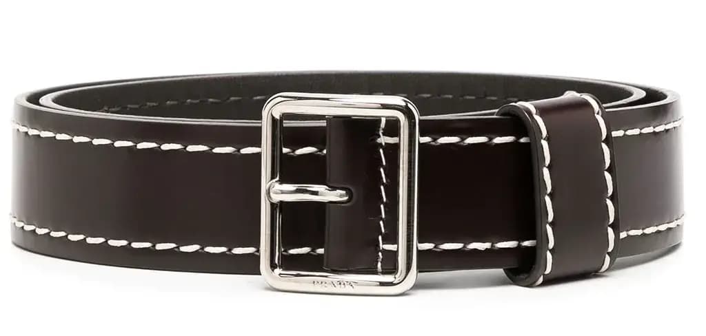 Thắt Lưng Prada Contrast-Stitch Belt 2C60682B4OF0003 Thắt Lưng Prada Contrast-Stitch Belt 2C60682B4OF0003