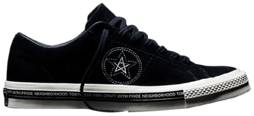 Giày Converse Neighborhood x One Star 74 'Black White' 158601C-001 Giày Converse Neighborhood x One Star 74 'Black White' 158601C-001