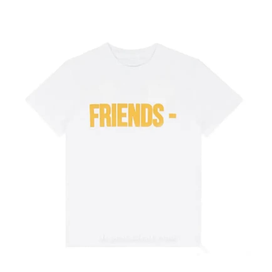 Áo Vlone Friends Logo Tee White Yellow Áo Vlone Friends Logo Tee White Yellow