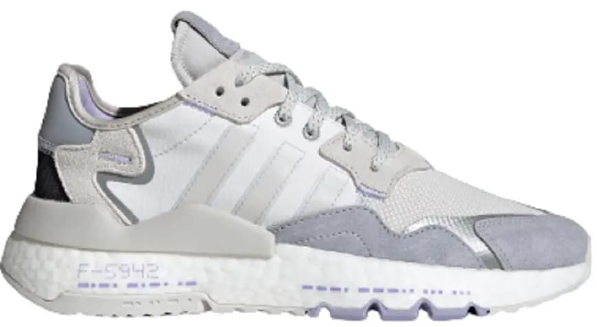 Giày Adidas Nite Jogger Cloud White Purple Grey H03250 Giày Adidas Nite Jogger Cloud White Purple Grey H03250