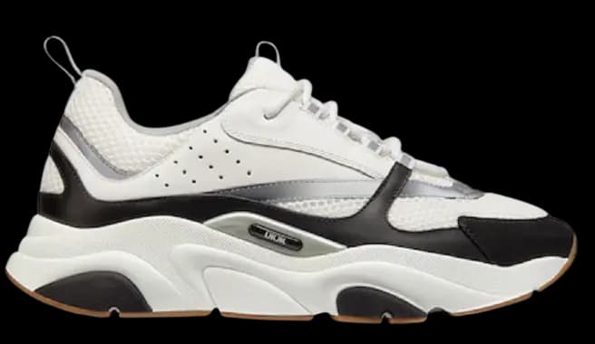 Giày Dior B22 Sneaker Gray Technical Mesh with White 3SN231YKB-H968 Giày Dior B22 Sneaker Gray Technical Mesh with White 3SN231YKB-H968