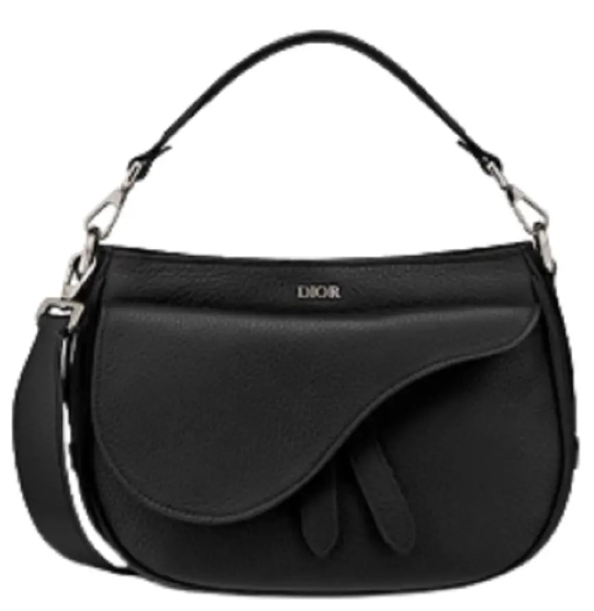 Túi Dior Mini Saddle Soft Bag Black 1ADHO027ULA-H00N — kich-thuoc: 24-x-17-5-x-8-cm Túi Dior Mini Saddle Soft Bag Black 1ADHO027ULA-H00N — kich-thuoc: 24-x-17-5-x-8-cm