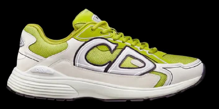 Giày Dior B30 Sneaker Yellow Mesh and White Technical Fabric 3SN279ZLX-H661 Giày Dior B30 Sneaker Yellow Mesh and White Technical Fabric 3SN279ZLX-H661