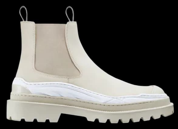 Giày Dior And Sacai Chelsea Boot Cream Nubuck Calfskin 3BO278ZHO-H060 Giày Dior And Sacai Chelsea Boot Cream Nubuck Calfskin 3BO278ZHO-H060