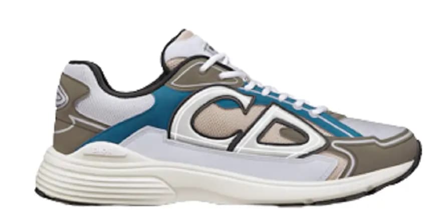 Giày Dior B30 Sneaker White Beige Blue Olive 3SN279ZMC-H866 Giày Dior B30 Sneaker White Beige Blue Olive 3SN279ZMC-H866