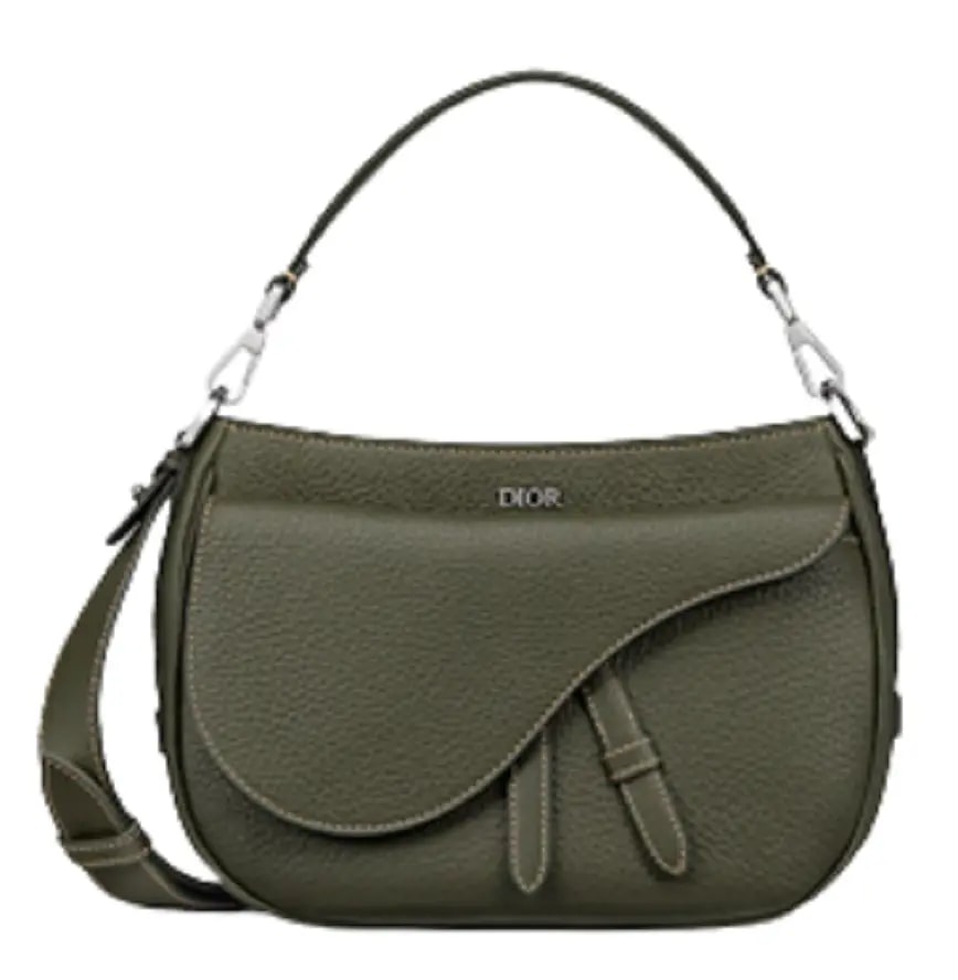 Túi Dior Mini Saddle Soft Bag Olive 1ADHO033ULC-H620 — kich-thuoc: 24-x-17-5-x-8-cm Túi Dior Mini Saddle Soft Bag Olive 1ADHO033ULC-H620 — kich-thuoc: 24-x-17-5-x-8-cm