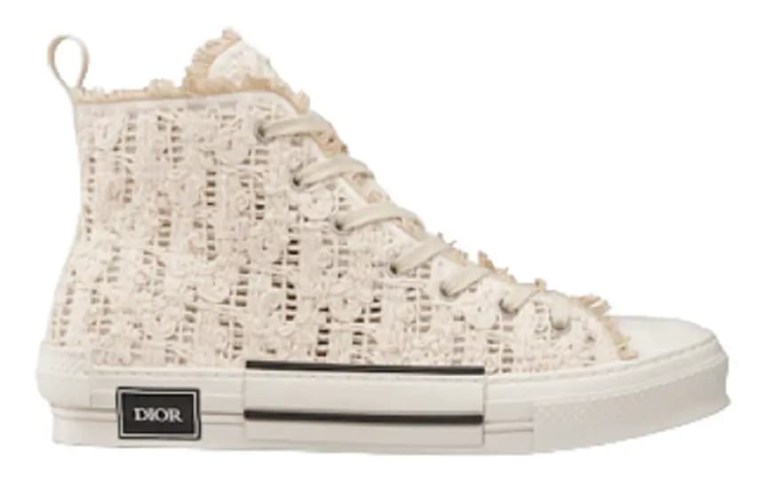 Giày Dior B23 High Top Sneaker Pink Cream 3SH129ZMU-H100 Giày Dior B23 High Top Sneaker Pink Cream 3SH129ZMU-H100