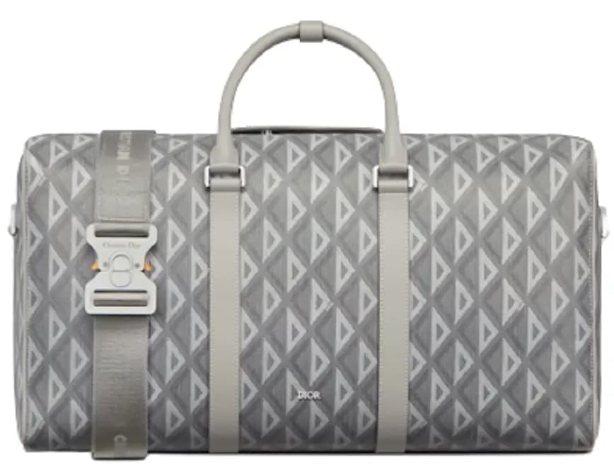Túi Dior Lingot 50 Duffle Bag Grey 1ADDU115CDP-H42E Túi Dior Lingot 50 Duffle Bag Grey 1ADDU115CDP-H42E