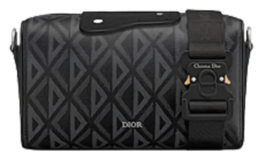 Túi Dior Lingot 22 Bag 'Black CD Diamond Canvas' 1ADPO249CDP-H43E Túi Dior Lingot 22 Bag 'Black CD Diamond Canvas' 1ADPO249CDP-H43E