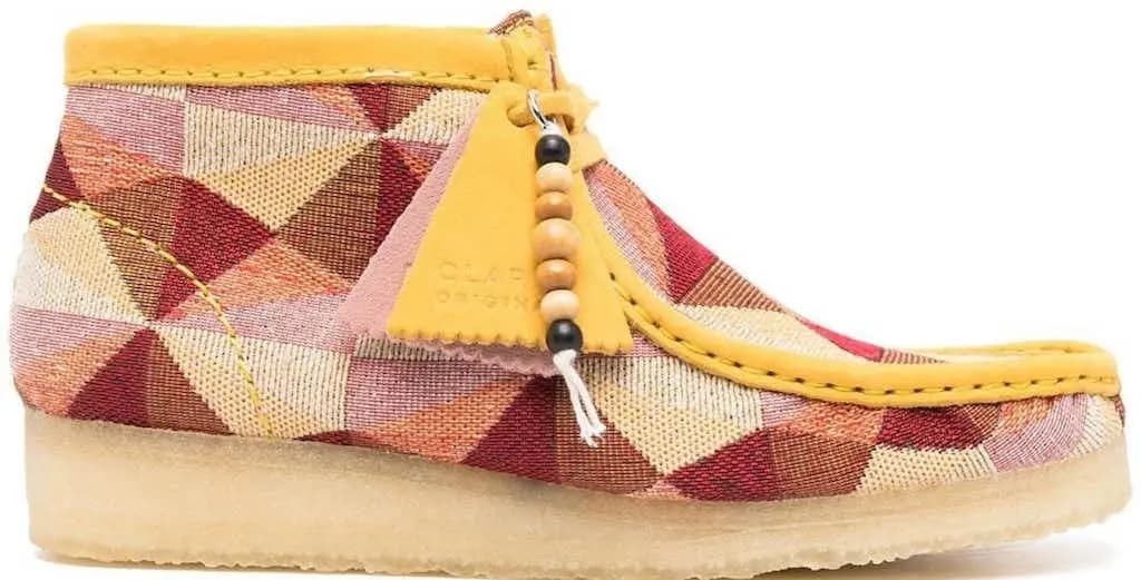 Giày Clarks Wallabee Boot 'Yellow Combination' 261-66092 Giày Clarks Wallabee Boot 'Yellow Combination' 261-66092
