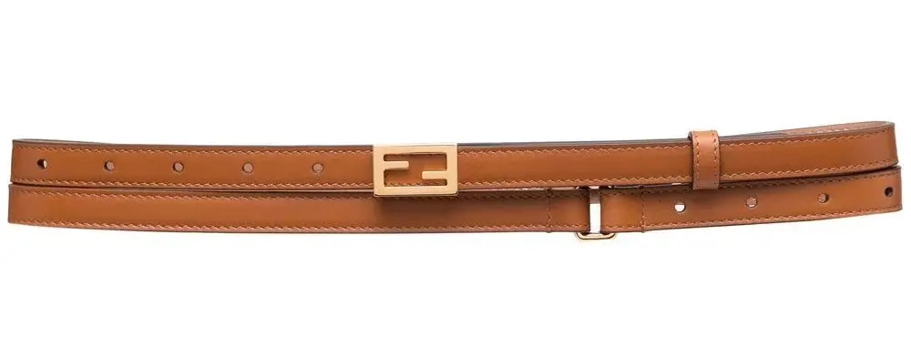 Thắt Lưng Fendi Brown Leather Logo-Plaque Belt 8C0637AAIWF0QVK Thắt Lưng Fendi Brown Leather Logo-Plaque Belt 8C0637AAIWF0QVK