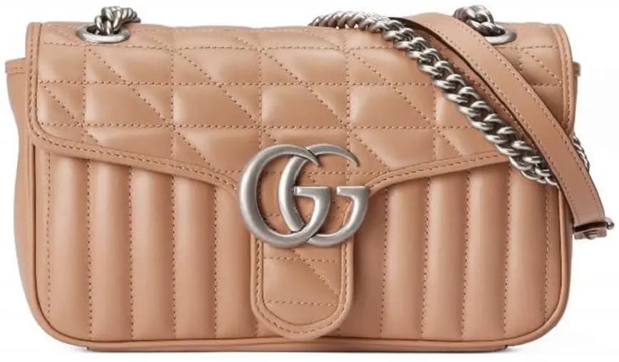 Túi Gucci GG Marmont Small Shoulder Rose Beige Leather 443497-UM8AN-2754 Túi Gucci GG Marmont Small Shoulder Rose Beige Leather 443497-UM8AN-2754