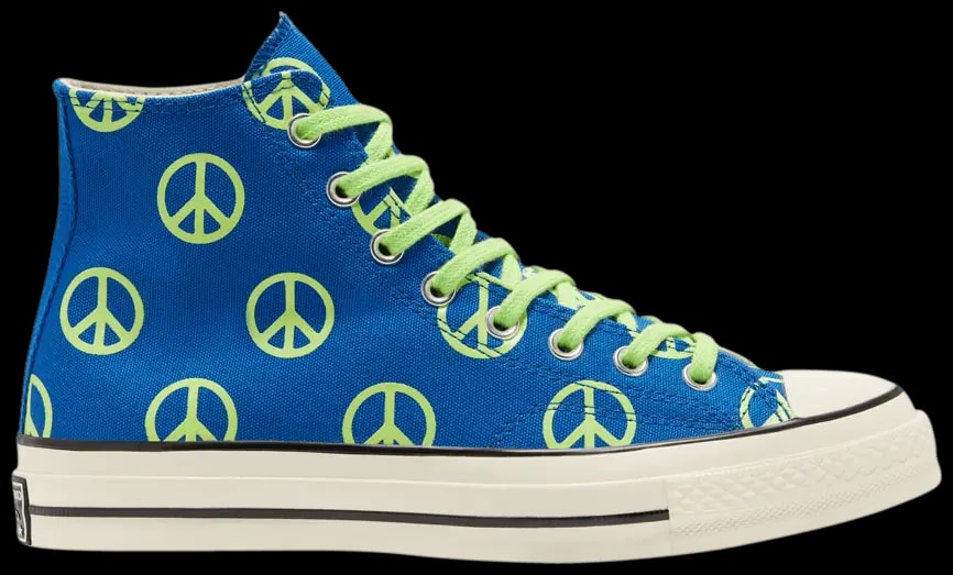 Giày Converse Chuck 70 High 'Unleash Peace Royal Ghost Green' 167913C — kich-thuoc: 41.5 Giày Converse Chuck 70 High 'Unleash Peace Royal Ghost Green' 167913C — kich-thuoc: 41.5