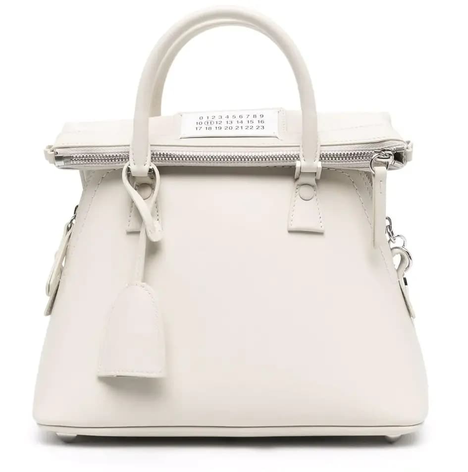 Túi Maison Margiela White 5ac Mini Leather Top Handle Bag S56WG0093P4303-T1003 Túi Maison Margiela White 5ac Mini Leather Top Handle Bag S56WG0093P4303-T1003