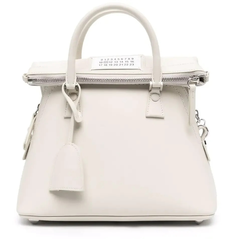 Túi Maison Margiela White 5ac Mini Leather Top Handle Bag S56WG0093P4303-T1003 Túi Maison Margiela White 5ac Mini Leather Top Handle Bag S56WG0093P4303-T1003