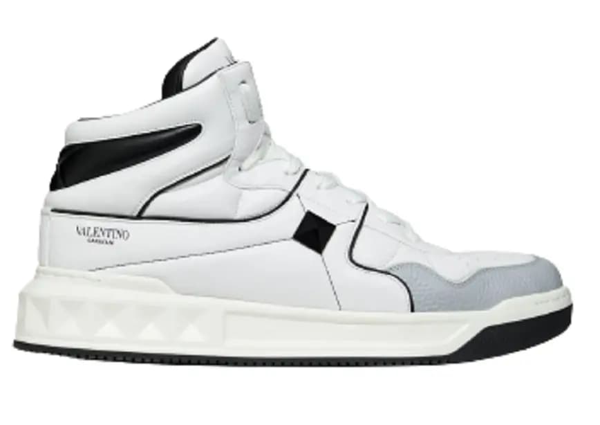 Giày Valentino One Stud Mid-Top Nappa Sneaker WY2S0E63NWN0BO Giày Valentino One Stud Mid-Top Nappa Sneaker WY2S0E63NWN0BO