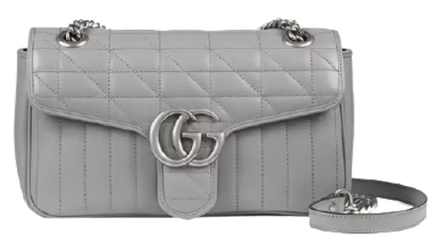 Túi Gucci GG Marmont Small Shoulder Dark Grey 443497-UM8AN-1711 Túi Gucci GG Marmont Small Shoulder Dark Grey 443497-UM8AN-1711