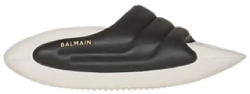 Dép Balmain B-it Mules 'Black And White' XM0VL299LPQP0PA Dép Balmain B-it Mules 'Black And White' XM0VL299LPQP0PA