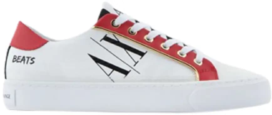 Giày Armani Exchange Brand Logo 'White Red' 17243765KO Giày Armani Exchange Brand Logo 'White Red' 17243765KO