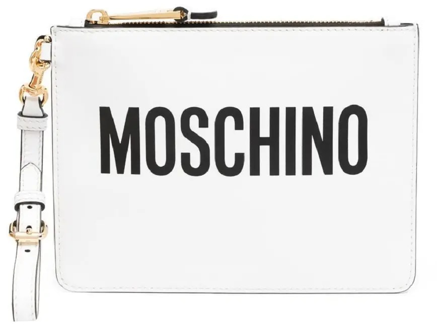 Ví Moschino Ladies White Logo Print 'White' A-8405-8001-1001 — kich-thuoc: lien-he-order Ví Moschino Ladies White Logo Print 'White' A-8405-8001-1001 — kich-thuoc: lien-he-order