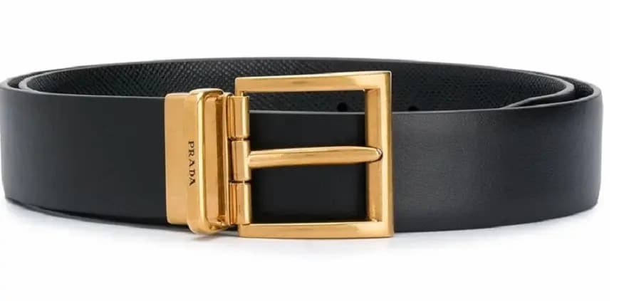 Thắt Lưng Prada Black Leather Belt 2CC0042DAEF0632 Thắt Lưng Prada Black Leather Belt 2CC0042DAEF0632