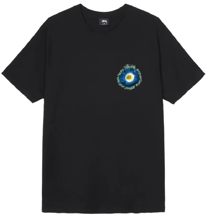 Áo Stussy Cosmos Tee Black — kich-thuoc: l Áo Stussy Cosmos Tee Black — kich-thuoc: l