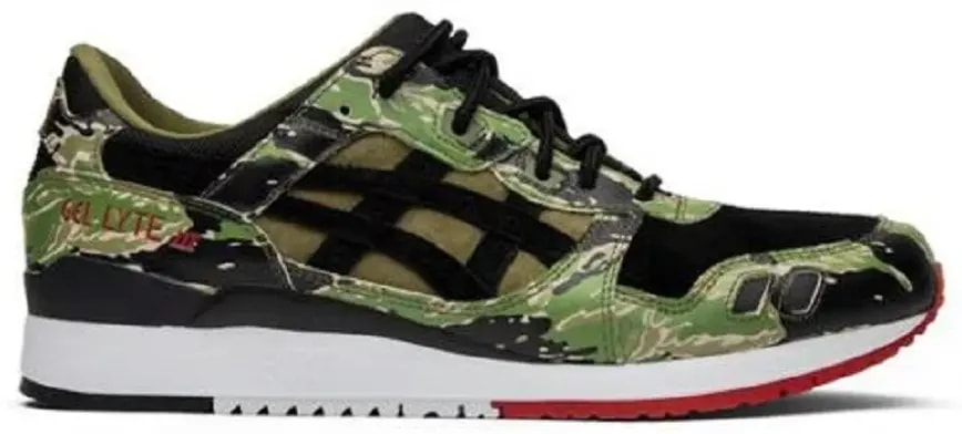 Giày Atmos x Asics Gel Lyte 3 'Green Tiger Camo' HK724-8890 Giày Atmos x Asics Gel Lyte 3 'Green Tiger Camo' HK724-8890