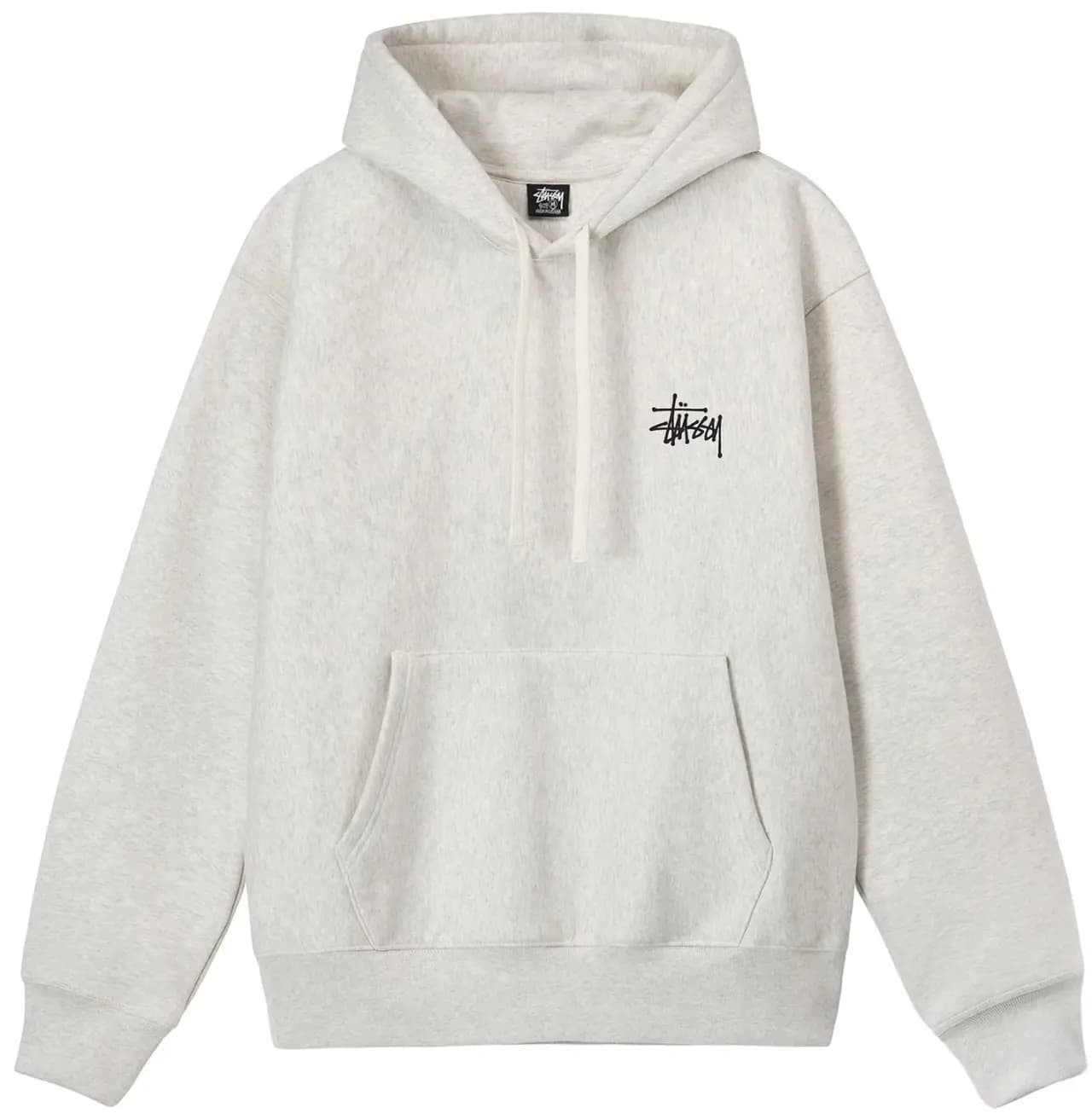 Áo Stussy Basic Stussy Hoodie 2023 'Ash Heather' Áo Stussy Basic Stussy Hoodie 2023 'Ash Heather'