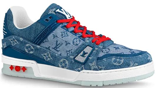 Giày Louis Vuitton Trainer Monogram Denim 1A8TSK Giày Louis Vuitton Trainer Monogram Denim 1A8TSK