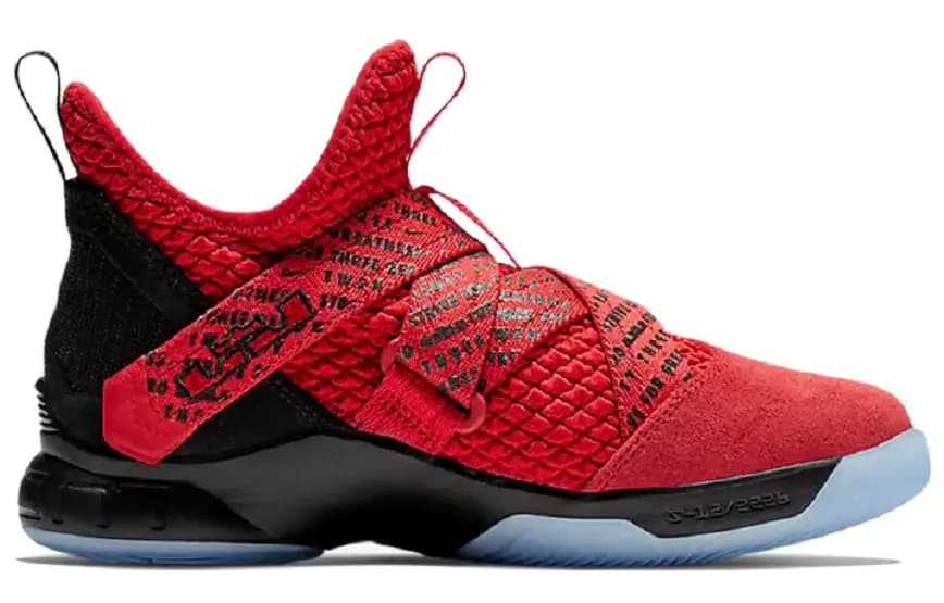Giày Nike LeBron Soldier XII 'University Red Black' AA1352-660 Giày Nike LeBron Soldier XII 'University Red Black' AA1352-660