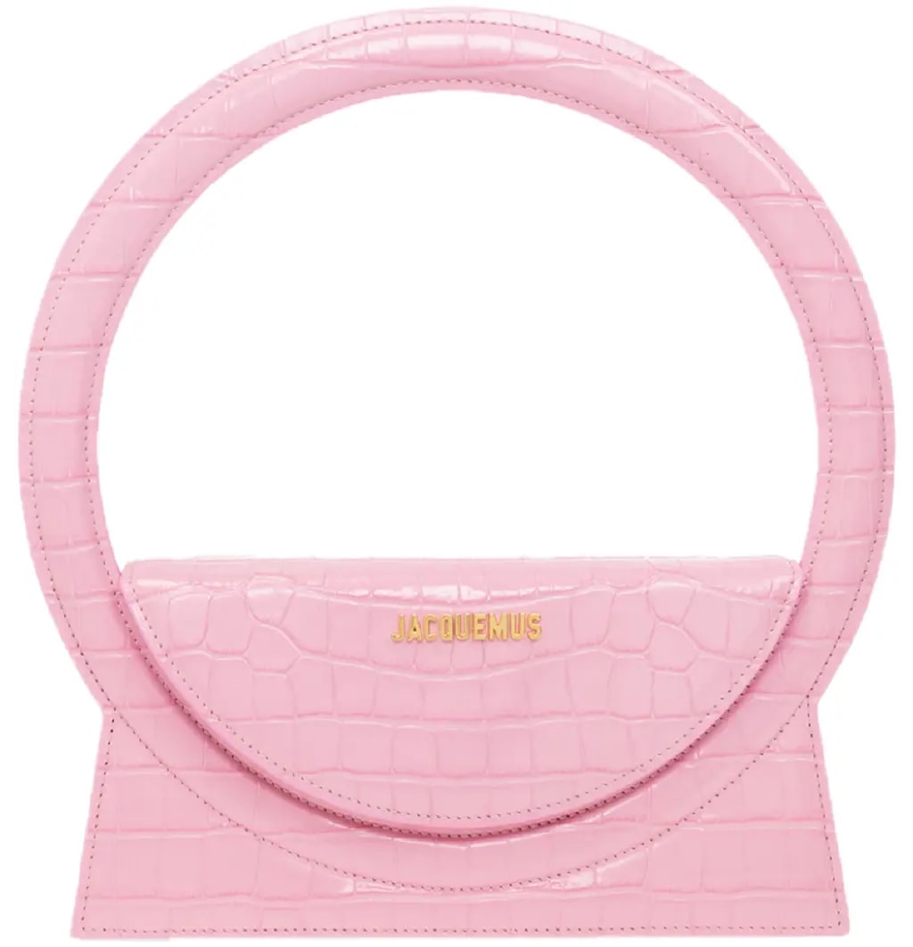 Túi Jacquemus Le Sac Rond 'Croco Pink' 221BA015-3101-430 — kich-thuoc: 26-x-12-5-cm Túi Jacquemus Le Sac Rond 'Croco Pink' 221BA015-3101-430 — kich-thuoc: 26-x-12-5-cm
