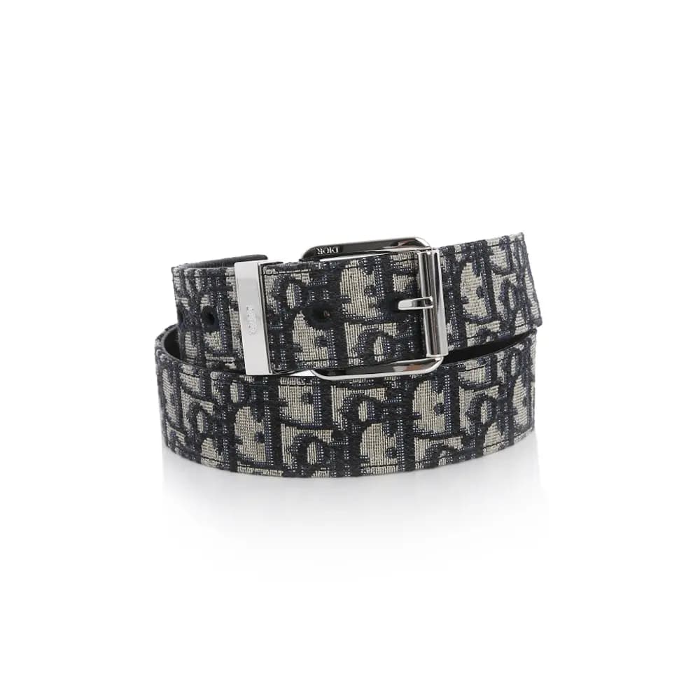 Thắt Lưng Dior Homme 21FW Oblique Logo Jacquard Belt 4333PLYSE H05E Thắt Lưng Dior Homme 21FW Oblique Logo Jacquard Belt 4333PLYSE H05E