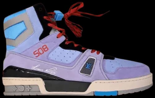 Giày Louis Vuitton Trainer Sneaker Boot 'Purple' 1A7R0P Giày Louis Vuitton Trainer Sneaker Boot 'Purple' 1A7R0P