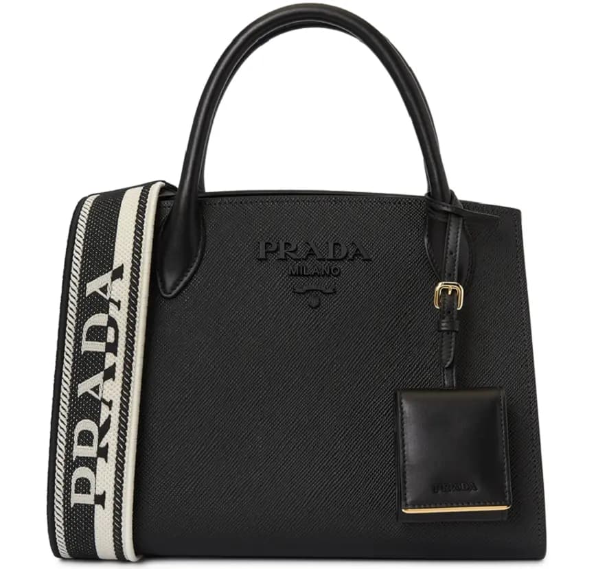 Túi Prada Saffiano Monochrome Small 'Black' 1BA156-2ERX-F0002 Túi Prada Saffiano Monochrome Small 'Black' 1BA156-2ERX-F0002