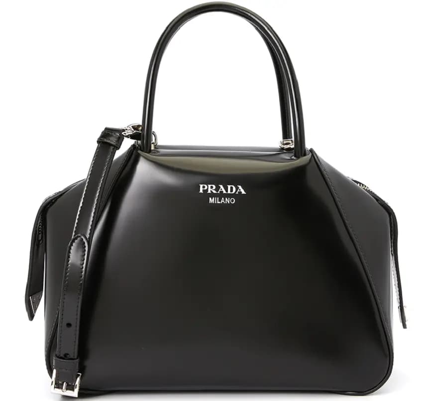 Túi Prada Logo Brushed Small Supernova 'Black' 1BA366-ZO6-F0002 Túi Prada Logo Brushed Small Supernova 'Black' 1BA366-ZO6-F0002