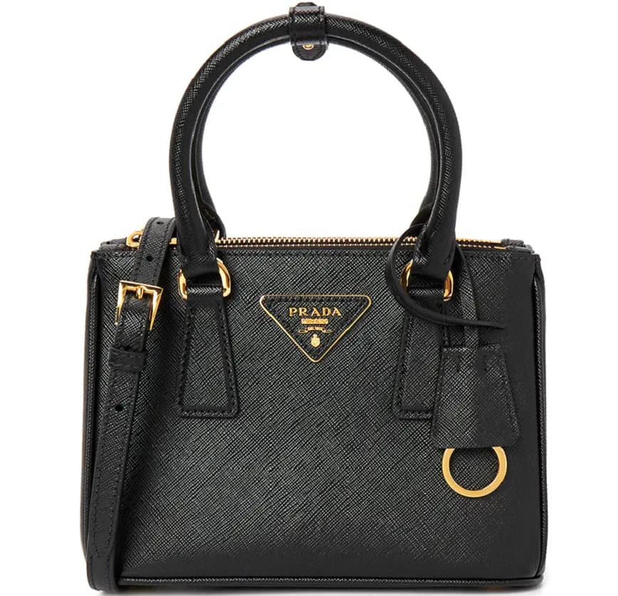 Túi Prada Saffiano Lux Galleria 'Black' 1BA906-NZV-F0002 Túi Prada Saffiano Lux Galleria 'Black' 1BA906-NZV-F0002