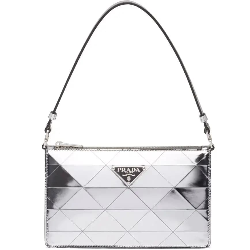Túi Prada Brushed Cleo Shoulder Bag 'Silver' 1BC155-2D0F-F0118-V-OSM Túi Prada Brushed Cleo Shoulder Bag 'Silver' 1BC155-2D0F-F0118-V-OSM