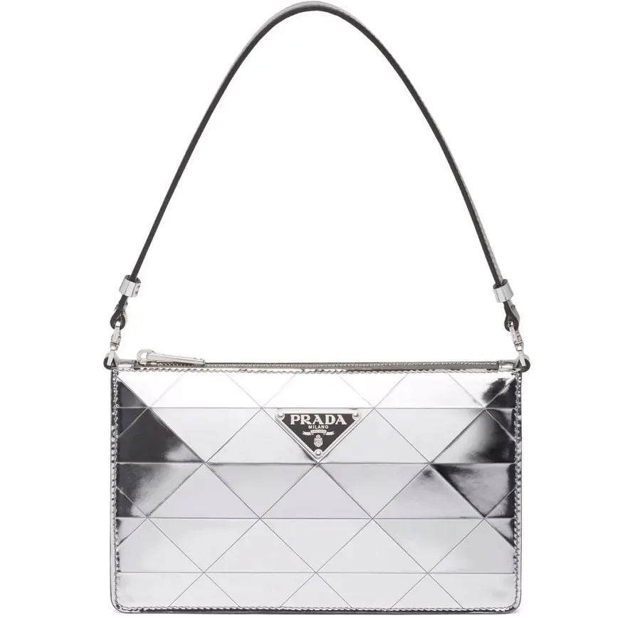 Túi Prada Brushed Cleo Shoulder Bag 'Silver' 1BC155-2D0F-F0118-V-OSM Túi Prada Brushed Cleo Shoulder Bag 'Silver' 1BC155-2D0F-F0118-V-OSM
