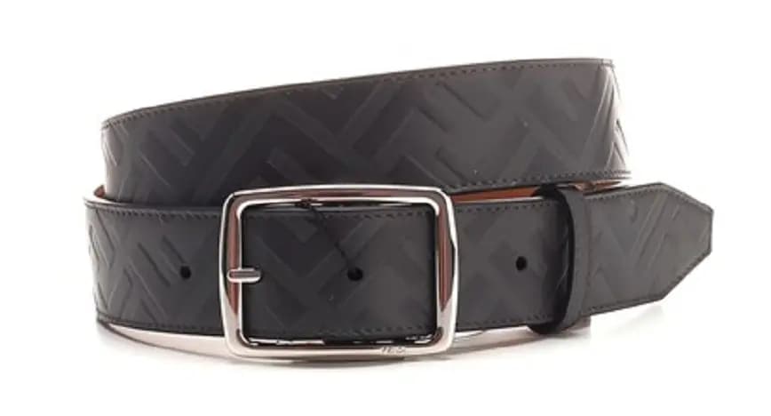 Thắt Lưng Fendi Belt In Gray Leather 7C0455AFSWF10NP Thắt Lưng Fendi Belt In Gray Leather 7C0455AFSWF10NP