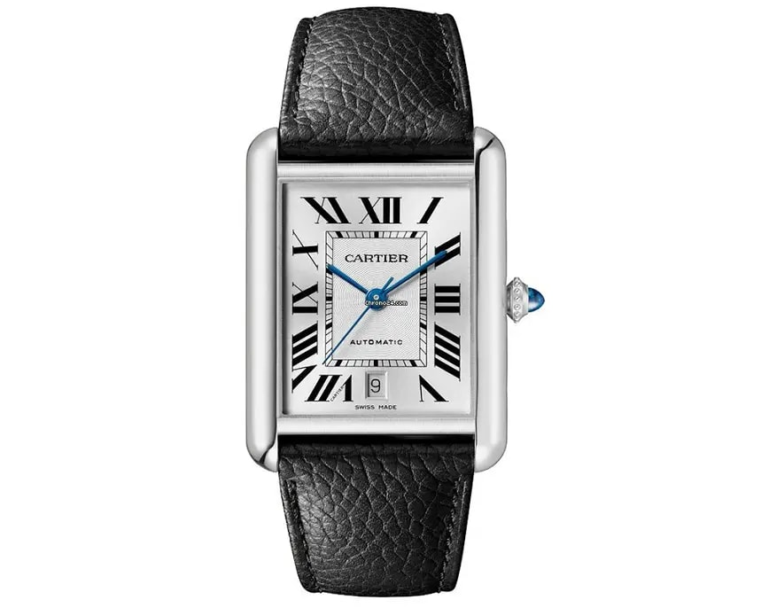 Đồng Hồ Cartier Tank Must Watch Extra Large Automatic Steel Calfskin 'Black' WSTA0040 Đồng Hồ Cartier Tank Must Watch Extra Large Automatic Steel Calfskin 'Black' WSTA0040