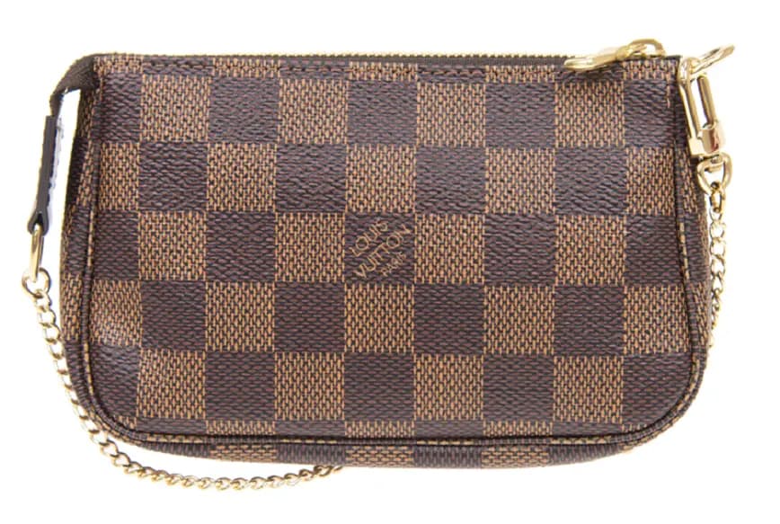Túi Louis Vuitton Damier Ebène Canvas Mini Leather Bag N58009 Túi Louis Vuitton Damier Ebène Canvas Mini Leather Bag N58009